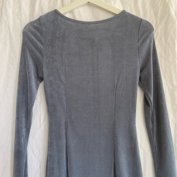 Lioness Montana Mini Dress Dusty Blue Size XS - Picture 14 of 16